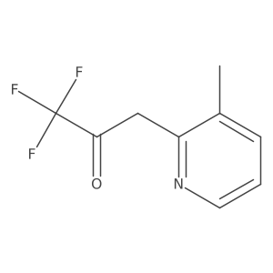 1,1,1-Trifluoro-3-(3-methylpyridin-2-yl)propan-2-one结构式
