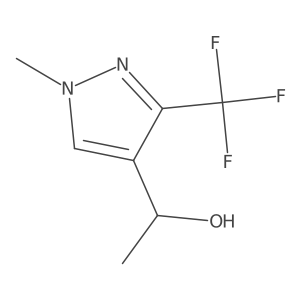 (1R)-1-[1-methyl-3-(trifluoromethyl)-1H-pyrazol-4-yl]ethan-1-ol Structure