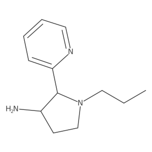 1-Propyl-2-(pyridin-2-yl)pyrrolidin-3-amine Structure