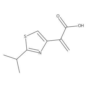 2-[2-(Propan-2-yl)-1,3-thiazol-4-yl]prop-2-enoic acid Structure