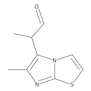2-{6-Methylimidazo[2,1-b][1,3]thiazol-5-yl}propanal Structure
