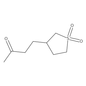 3-(3-Oxobutyl)-1lambda6-thiolane-1,1-dione Structure