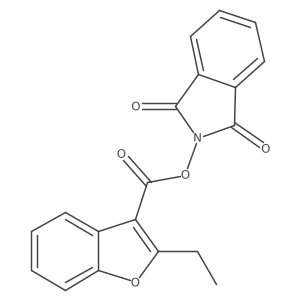1,3-dioxo-2,3-dihydro-1H-isoindol-2-yl 2-ethyl-1-benzofuran-3-carboxylate Structure