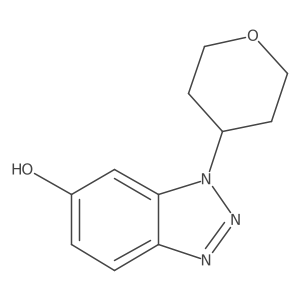 1-(oxan-4-yl)-1H-1,2,3-benzotriazol-6-ol结构式