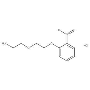 2-[2-(2-Nitrophenoxy)ethoxy]ethanamine;hydrochloride结构式