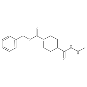 Benzyl 4-(2-methylhydrazine-1-carbonyl)piperidine-1-carboxylate结构式