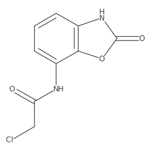 2-Chloro-N-(2-oxo-3H-1,3-benzoxazol-7-yl)acetamide Structure