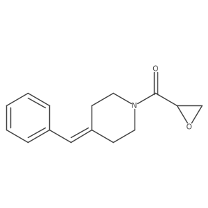 (4-Benzylidenepiperidin-1-yl)-(oxiran-2-yl)methanone Structure