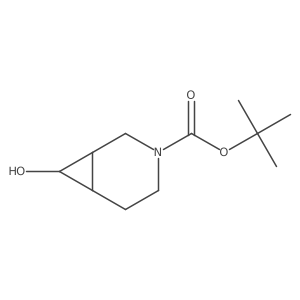 tert-Butyl 7-hydroxy-3-azabicyclo[4.1.0]heptane-3-carboxylate结构式