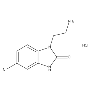 3-(2-Aminoethyl)-6-chloro-1H-benzimidazol-2-one;hydrochloride Structure