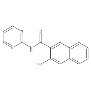 3-Hydroxy-N-2-pyrimidinyl-2-naphthalenecarboxamide结构式