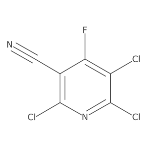 2,5,6-Trichloro-4-fluoronicotinonitrile结构式