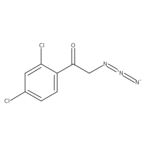 2-Azido-1-(2,4-dichlorophenyl)ethanone结构式