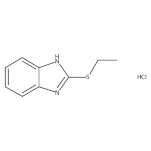 2-ethylsulfanyl-1H-benzimidazole;hydrochloride结构式