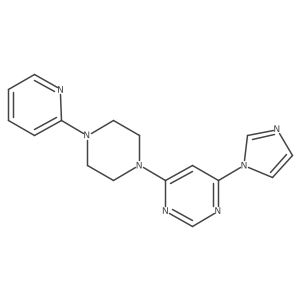 4-(1H-imidazol-1-yl)-6-[4-(pyridin-2-yl)piperazin-1-yl]pyrimidine Structure