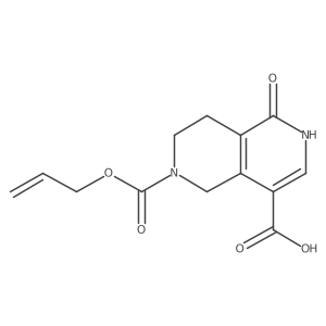 1-Hydroxy-6-[(prop-2-en-1-yloxy)carbonyl]-5,6,7,8-tetrahydro-2,6-naphthyridine-4-carboxylic acid Structure