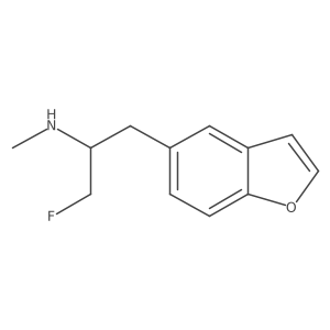 [1-(1-Benzofuran-5-yl)-3-fluoropropan-2-yl](methyl)amine Structure