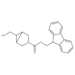(9H-fluoren-9-yl)methyl (1R,5S,6R)-6-(hydroxymethyl)-3-azabicyclo[3.1.0]hexane-3-carboxylate Structure