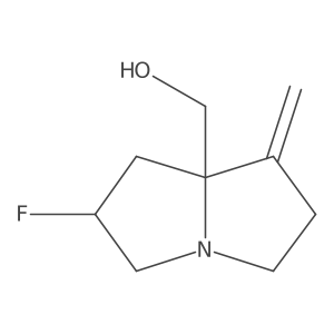 ((6R,7AR)-6-fluoro-1-methylenetetrahydro-1H-pyrrolizin-7a(5H)-yl)methanol结构式