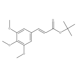 tert-butyl (2E)-3-(3,4,5-trimethoxyphenyl)prop-2-enoate Structure