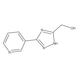 [5-(Pyridin-3-yl)-1H-1,2,4-triazol-3-yl]methanol Structure