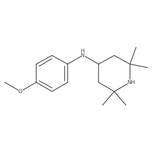 N-(4-Methoxyphenyl)-2,2,6,6-tetramethyl-4-piperidinamine Structure