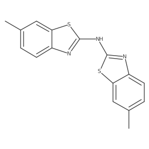 6-Methyl-N-(6-methyl-2-benzothiazolyl)-2-benzothiazolamine结构式