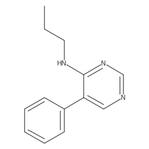 5-Phenyl-N-propyl-4-pyrimidinamine Structure