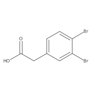 2-(3,4-Dibromophenyl)acetic acid Structure