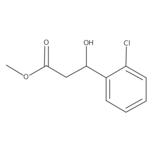 Methyl 2-chloro-beta-hydroxybenzenepropanoate Structure