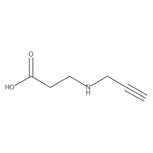 3-[(Prop-2-yn-1-yl)amino]propanoic acid Structure