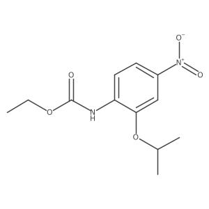 (2-Isopropyloxy-4-nitrophenyl)-carbamic acid ethyl ester Structure