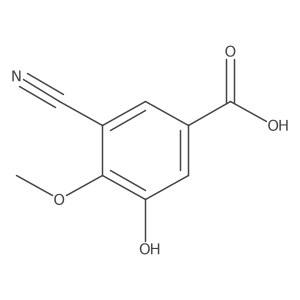 3-Cyano-5-hydroxy-4-methoxybenzoic acid结构式