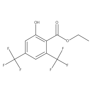 Ethyl 2,4-bis(trifluoromethyl)-6-hydroxybenzoate Structure