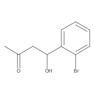 4-(2-Bromophenyl)-4-hydroxybutan-2-one结构式