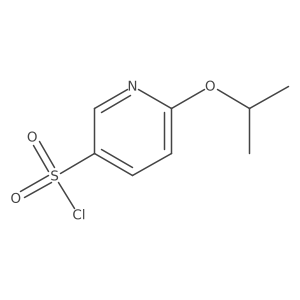 6-Isopropoxypyridine-3-sulfonyl chloride结构式