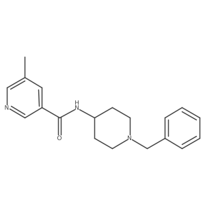 n-(1-Benzylpiperidin-4-yl)-5-methylnicotinamide结构式