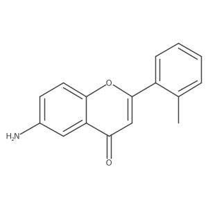 6-Amino-2-(2-methylphenyl)chromen-4-one结构式