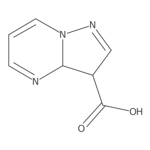 3,3a-Dihydropyrazolo[1,5-a]pyrimidine-3-carboxylic acid Structure