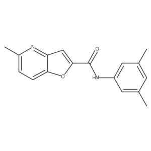 N-(3,5-dimethylphenyl)-5-methylfuro[3,2-b]pyridine-2-carboxamide Structure