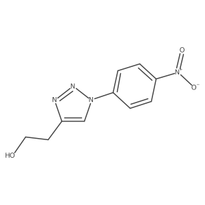1-(4-Nitrophenyl)-1H-1,2,3-triazole-4-ethanol Structure