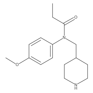 n-(4-Methoxy-phenyl)-n-piperidin-4-ylmethyl-propionamide结构式