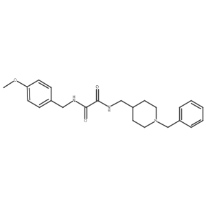 N1-((1-benzylpiperidin-4-yl)methyl)-N2-(4-methoxybenzyl)oxalamide Structure