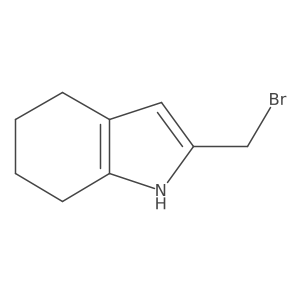 2-(bromomethyl)-4,5,6,7-tetrahydro-1H-indole结构式