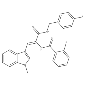 C26H21F2N3O2 Structure