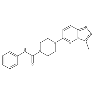 4-{3-methyl-[1,2,4]triazolo[4,3-b]pyridazin-6-yl}-N-phenylpiperazine-1-carboxamide Structure
