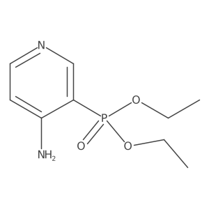 Diethyl (4-Amino-3-pyridyl)phosphonate Structure
