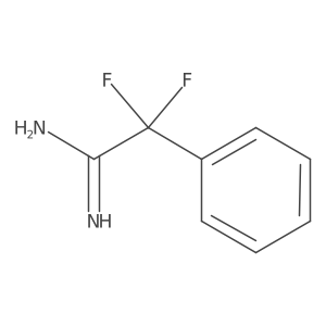 2,2-Difluoro-2-phenylethanimidamide Structure