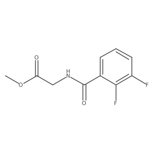 Methyl [(2,3-difluorobenzoyl)amino]acetate结构式