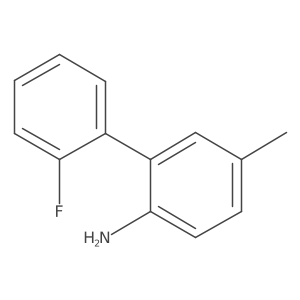2-(2-Fluorophenyl)-4-methylaniline Structure